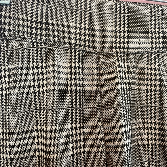 Aeropostale Women's Plaid Leggings - Black and Gray - Picture 2 of 4